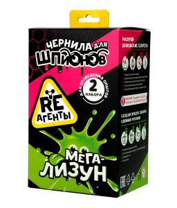 Научно-познавательный набор Мега-лизун и Чернила для шпионов