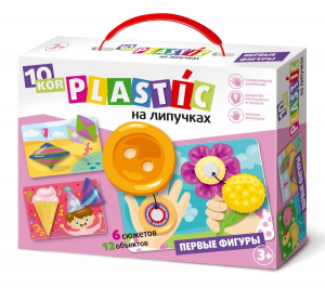 Пластик на липучках "Первые фигуры" 10KOR PLASTIC 02838