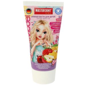 Зубная паста для детей 50мл "super-model" тутти-фрутти MASTER DENT 