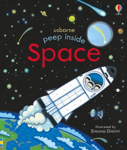 Peep inside space (книга со множеством окошек)