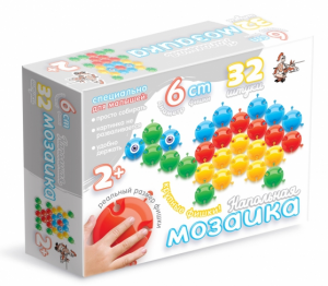 Мозаика напольная с крупными фишками d60/32 эл 01539