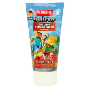 Детская зубная паста "мой мир", тутти-фрутти, 65г MASTER DENT