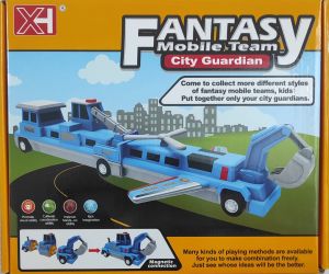 Собираем транспорт (магнитные блоки 9 деталей) модель 886