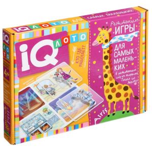 Пластиковое лото для малышей (нов) 4+ Кто где работает? Подбираем профессии