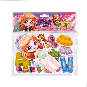 Игра магнитная "Одевашки. Карина" Магнитные истории (европодвес) 05314