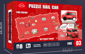 Сборный трек DIY Пожарная машина  