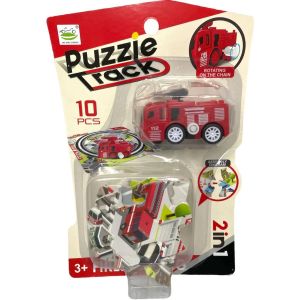 Пазл трэк 10 деталей в ассортименте