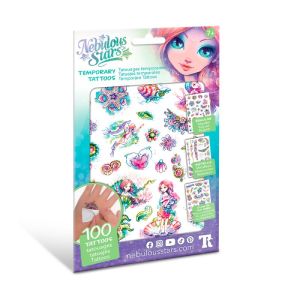 Серия Coralia: Набор для творчества - временные татуировки для девочки (3 листа)