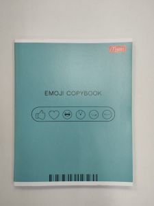 Тетрадь общ. 48л, клетка, "Emoji", эконом
