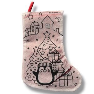 Носок-раскраска Новогодний