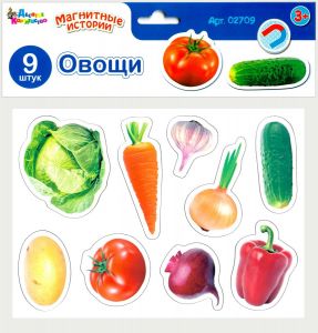 Магниты "Овощи" Магнитные истории (европодвес) 02709