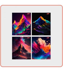 Тетрадь общая, 48л., линия, в ассортименте