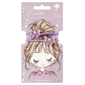 Набор резинок для волос арт. 71855 БАНТИКИ 2шт.