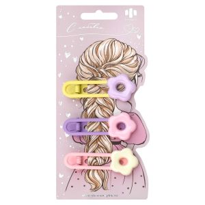 Набор заколок для волос «зажим», арт. 71790 ЦВЕТОЧКИ