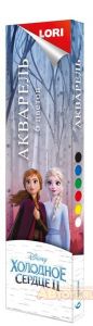 Краски акварельные Disney "Холодное сердце-2", 6 цветов
