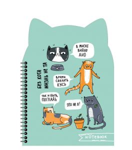 Записная книжка. КОШАЧЬИ ШАЛОСТИ. Ф+