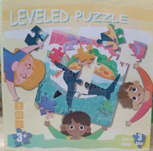 Leveled Puzzle 3+ "Океан" 3 уровень